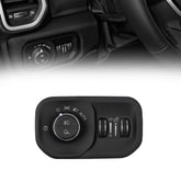 Headlight Fog Light Switch Compatible with 2019-2024 Dodge Ram 1500/2500/3500 Headlight Lamp Control Moudle Replace #68156061AD